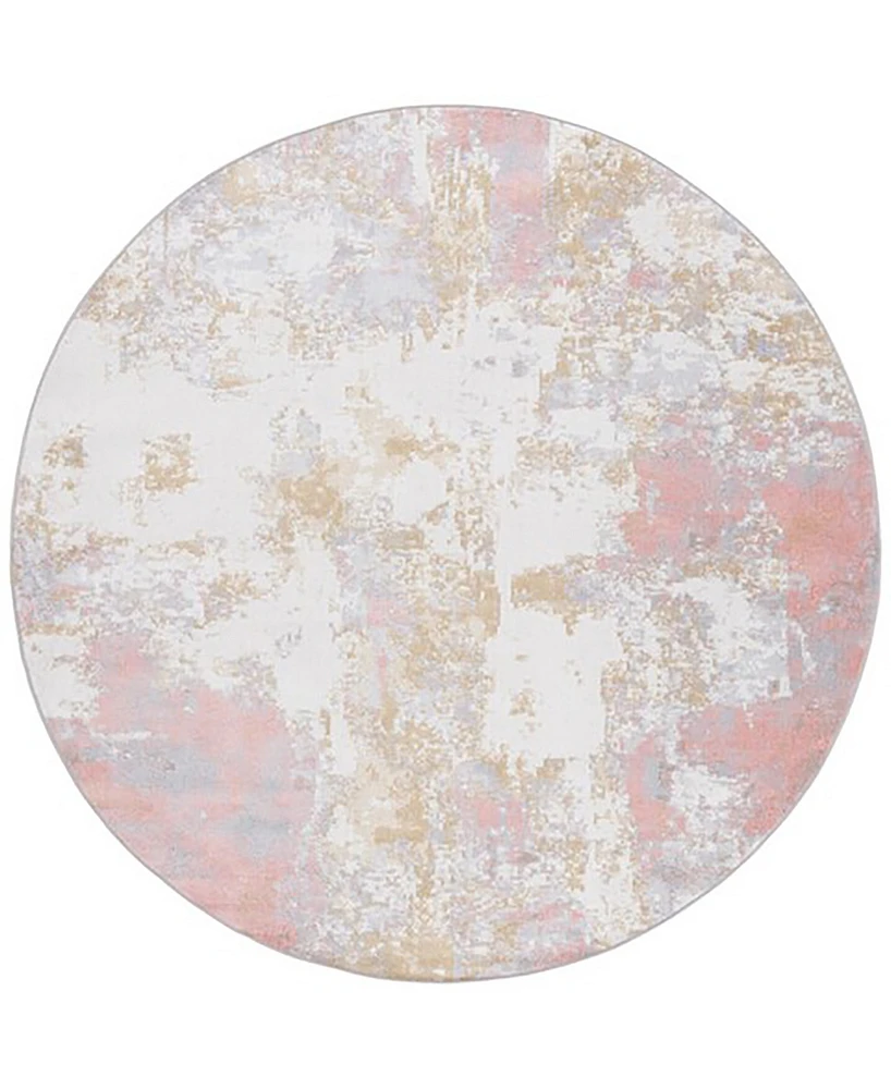 Safavieh Bayside Washable 128 Bay128 5'3x5'3 Round Area Rug