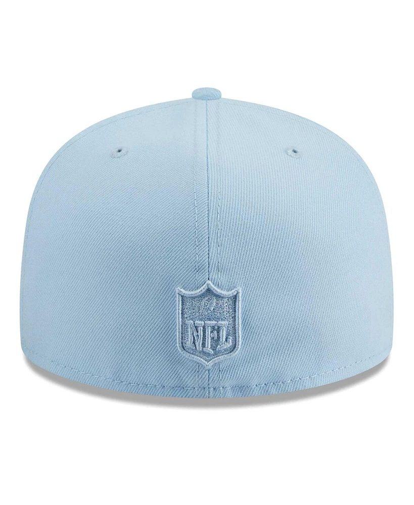 New Era Men's Light Blue San Francisco 49ers Color Pack 59fifty Fitted Hat