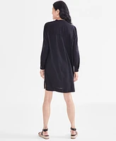 Style & Co Women's Embroidered Pullover Long-Sleeve Dress, Created for Macy's