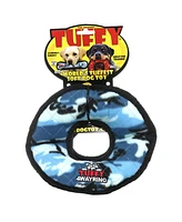 Tuffy Ultimate 4WayRing Camo Blue, Dog Toy