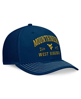 Top of the World Men's Navy West Virginia Mountaineers Carson Trucker Adjustable Hat