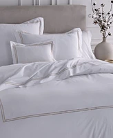 Sferra Grand Hotel Cotton Duvet Cover, Full/Queen