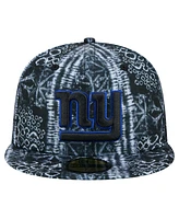 New Era Men's Black York Giants Shibori 59fifty Fitted Hat