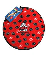 Tuffy Ultimate Flyer Red Paw, Dog Toy