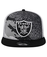 New Era Men's Black Las Vegas Raiders Court Sport 9fifty Snapback Hat