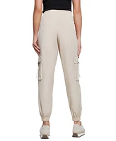 Guess Women's Aurelie Elasticated-Hem Cargo Pants