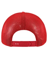 47 Brand Men's Red Chicago Blackhawks Tropicalia Allover Print Trucker Adjustable Hat