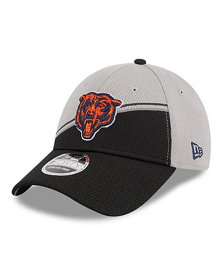 New Era Men's Gray/Black Chicago Bears 2023 Sideline 9Forty Adjustable Hat