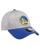 New Era Men's Heather Gray/Royal Golden State Warriors Active Digi-Tech Two-Tone 9Forty Adjustable Hat