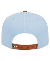 New Era Men's Light Blue/Brown Boston Celtics 2-Tone Color Pack 9Fifty Snapback Hat