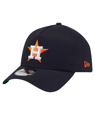 New Era Men's Navy Houston Astros Team Color A-Frame 9Forty Adjustable Hat