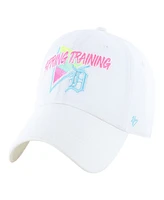 47 Brand Men's White Detroit Tigers 2024 Spring Training Vapor Wave Clean Up Adjustable Hat