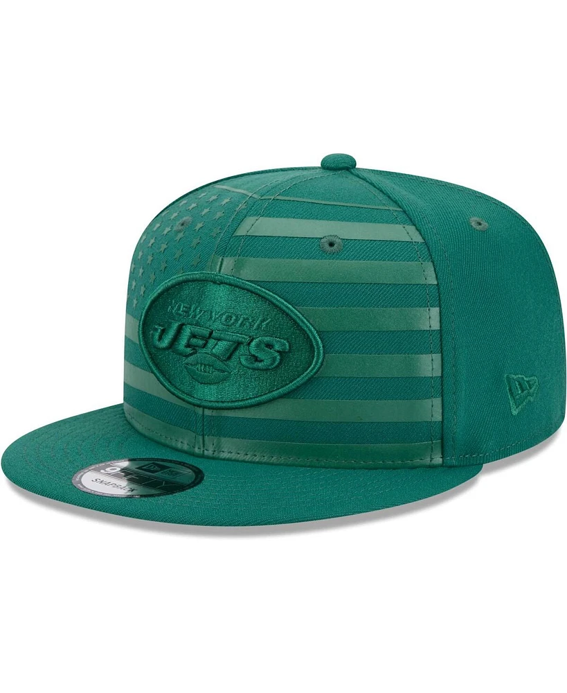 New Era Men's Green New York Jets Independent 9Fifty Snapback Hat