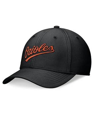 Nike Men's Black Baltimore Orioles Evergreen Performance Flex Hat