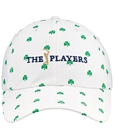 Imperial Men's White The Players Allover Shamrock Print Alter Ego Adjustable Hat