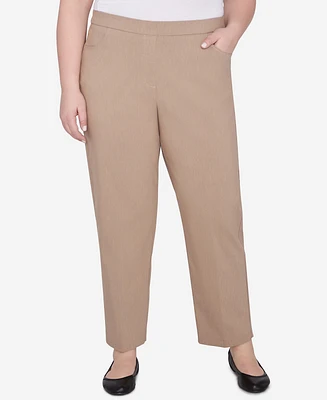 Alfred Dunner Plus Charm School Classic Charmed Average Length Pant