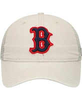 New Era Men's Stone Boston Red Sox Game Day 9Twenty Adjustable Trucker Hat