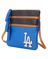 Dooney Bourke Los Angeles Dodgers Infield Triple Zip Crossbody Purse