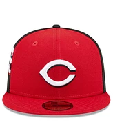 New Era Men's Red/Black Cincinnati Reds Gameday Sideswipe 59fifty Fitted Hat