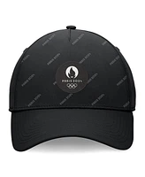 Fanatics Branded Men's Black Paris 2024 Five-Panel Stretch Hat