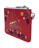 Loungefly St. Louis Cardinals Floral Wrist Clutch