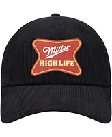 American Needle Men's Black Miller Roscoe Corduroy Adjustable Hat