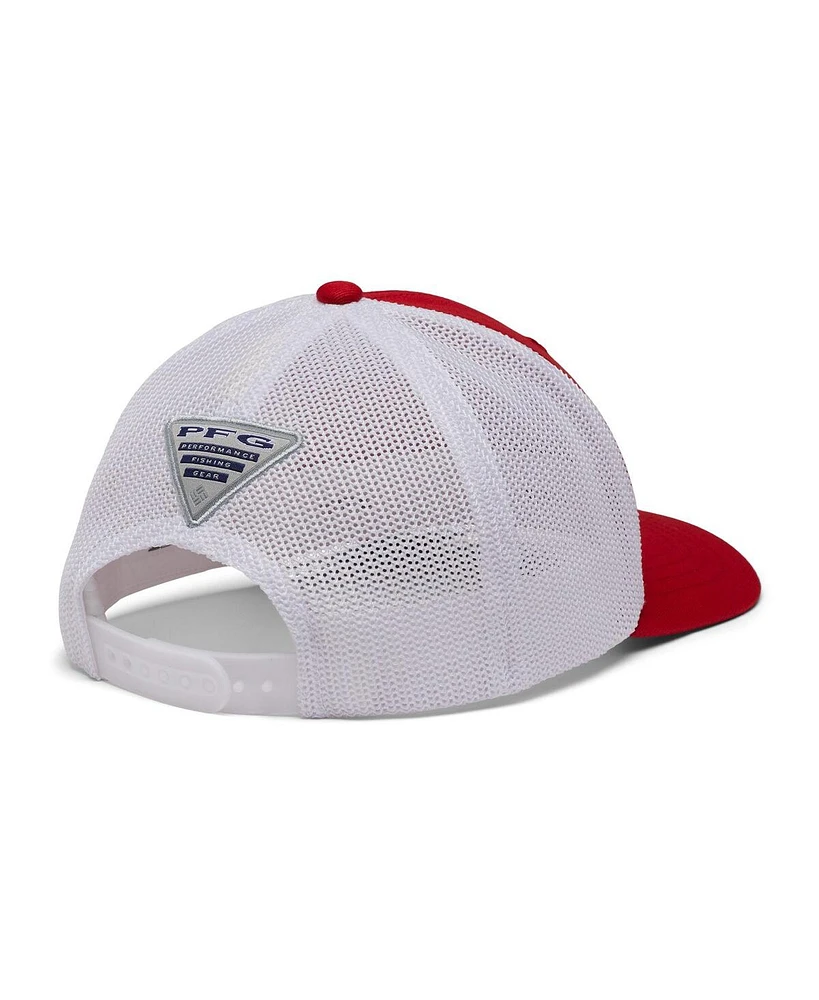 Columbia Youth Red Georgia Bulldogs Pfg Adjustable Hat