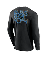 Fanatics Branded Men's Black Paris 2024 Text Block Overlay Long Sleeve T-Shirt