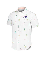 Tommy Bahama Men's White Buffalo Bills Nova Wave Flocktail Button-Up Shirt