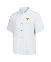 Tommy Bahama Men's White Tennessee Volunteers Castaway Game Camp Button-Up Shirt