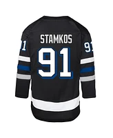 Outerstuff Youth Steven Stamkos Black Tampa Bay Lightning Alternate Replica Player Jersey