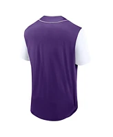 Fanatics Branded Men's Purple Orlando City Sc Balance Fashion Baseball Jersey