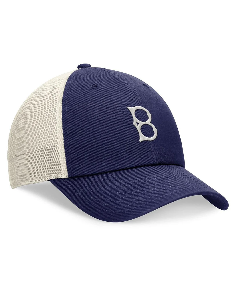 Nike Men's Royal Brooklyn Dodgers Cooperstown Collection Rewind Club Trucker Adjustable Hat