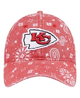 New Era Women's Red Kansas City Chiefs Paisley 9Twenty Adjustable Hat