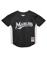 Mitchell Ness Men's Dontrelle Willis Black Florida Marlins Cooperstown Collection 2007 Batting Practice Jersey