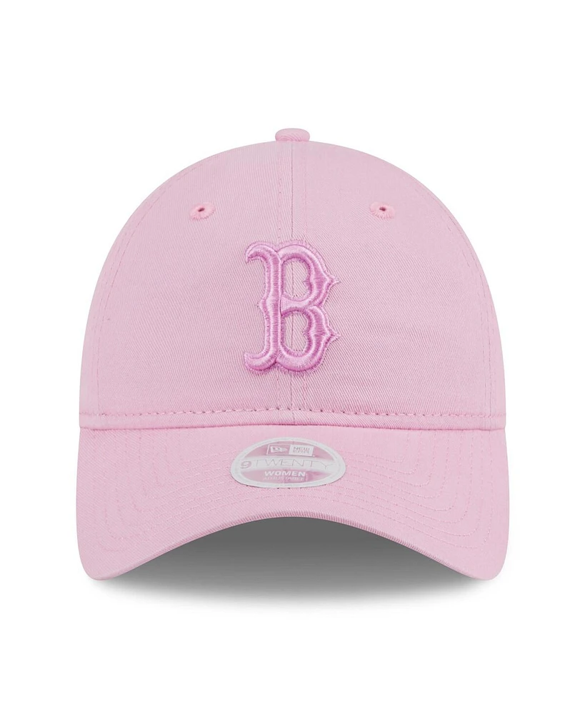 New Era Women's Boston Red Sox Fondant Pink 9Twenty Adjustable Hat