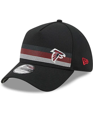 New Era Men's Black Atlanta Falcons Flawless Stripe 39Thirty Flex Hat