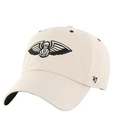47 Brand Men's Cream New Orleans Pelicans Lunar Clean Up Adjustable Hat