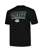 Fanatics Branded Men's Black Green Bay Packers Big Tall Pop T-Shirt