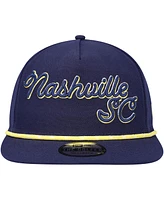 New Era Men's Navy Nashville Sc Script Golfer Adjustable Hat