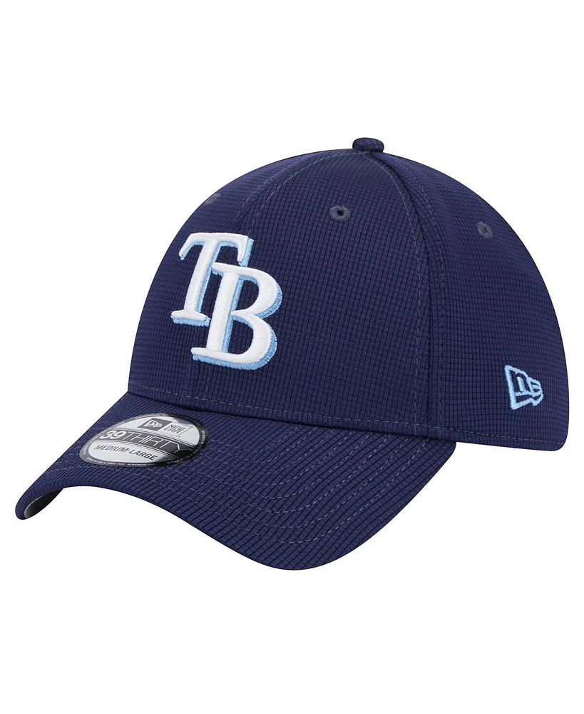 New Era Men's Navy Tampa Bay Rays Active Pivot 39Thirty Flex Hat