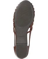 Journee Collection Women's Ekko Woven Round Toe Flats