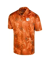 Colosseum Men's Orange Clemson Tigers Big & Tall Palms Polo