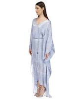 Michael Kors Women's Tonal-Print Chain-Belt Dress