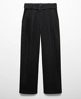 Mango Women's Pleated Suit Pants