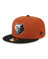 New Era Men's Rust/Black Memphis Grizzlies Two-Tone 59Fifty Fitted Hat