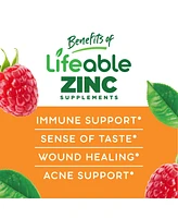 Lifeable Zinc 50 mg Gummies - Healthy Skin And Immunity - Great Tasting Natural Flavor, Dietary Supplement Vitamins - 60 Gummies