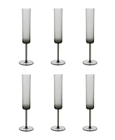 Fortessa Urbo Outdoor Clear Champagne Flute 6oz - Set of 6