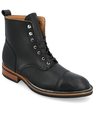 Taft Men's Legacy Lace-up Rugged Stitchdown Captoe Boot
