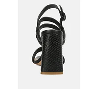 Rag & Co avianna Womens slim block heel sandal